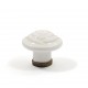 FURNITURE KNOB / WHITE ROSE CLASSIC-PORCELAIN COLLECTION